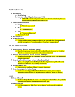 NURS 402 Exam 1 Study Sheet Lec 1 4 - NURS 40 2 – Fundamentals of ...