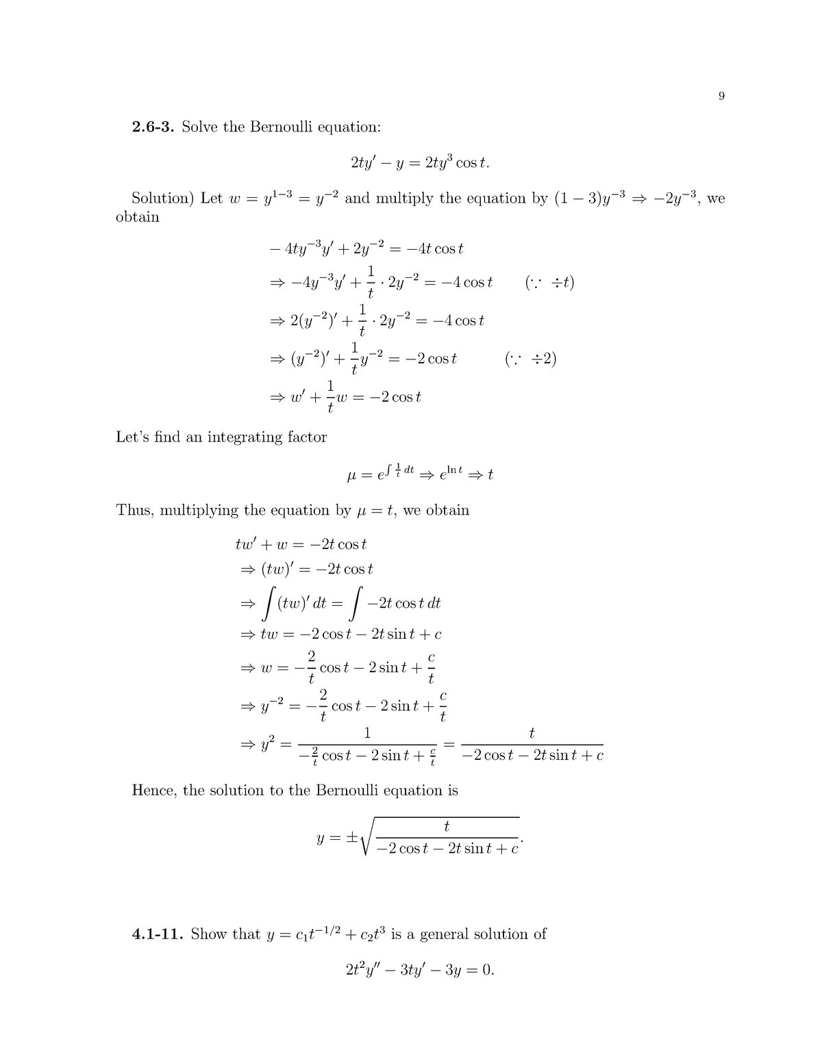 practice-problems-2-2-3-solve-the-bernoulli-equation-2-ty-y