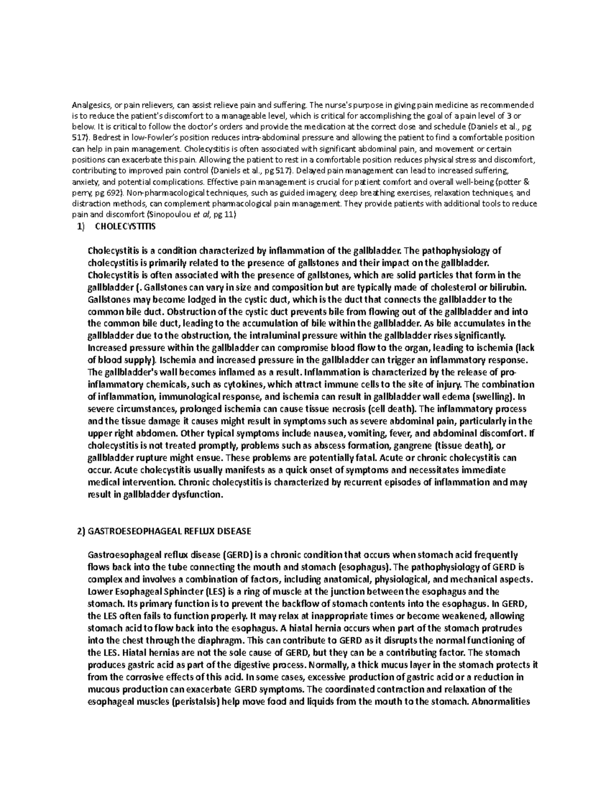 Analgesics helps you study Analgesics, or pain relievers, can