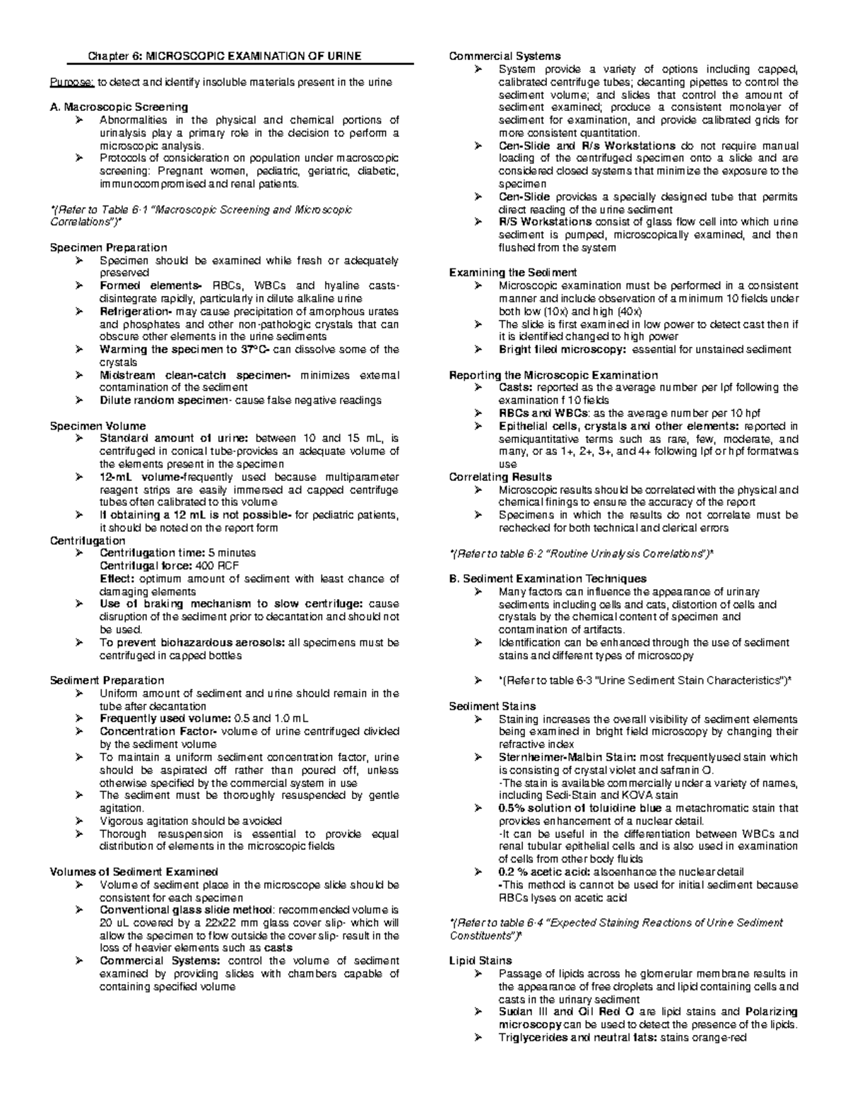 Chapter-6-Microscopic-examination - Chapter 6: MICROSCOPIC EXAMINATION ...