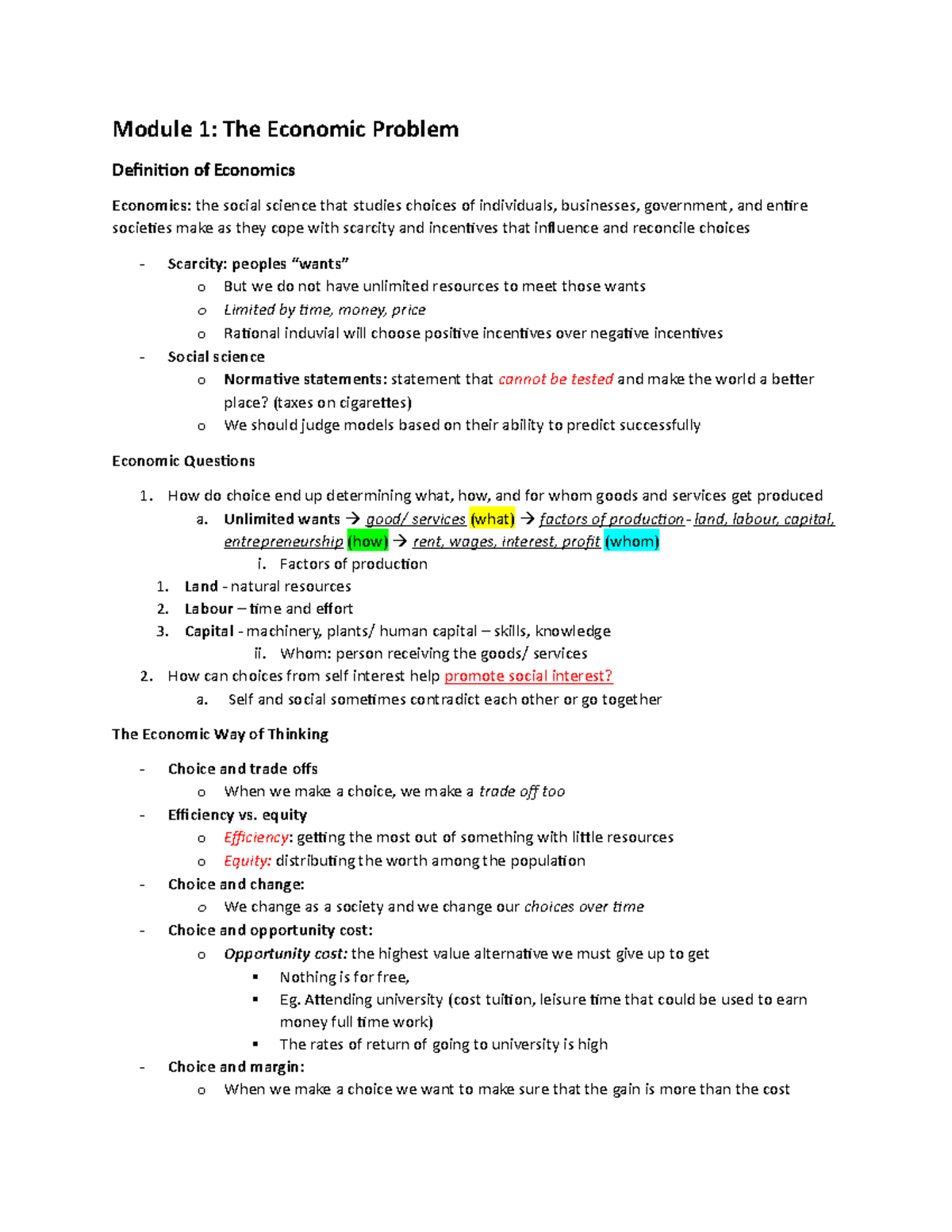 econ-101-midterm-1-notes-module-1-the-economic-problem-definition-of