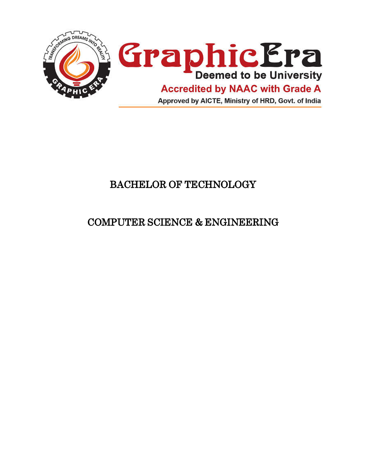 Syllabus-B.Tech CSE-1 - BACHELOR OF TECHNOLOGY COMPUTER SCIENCE ...