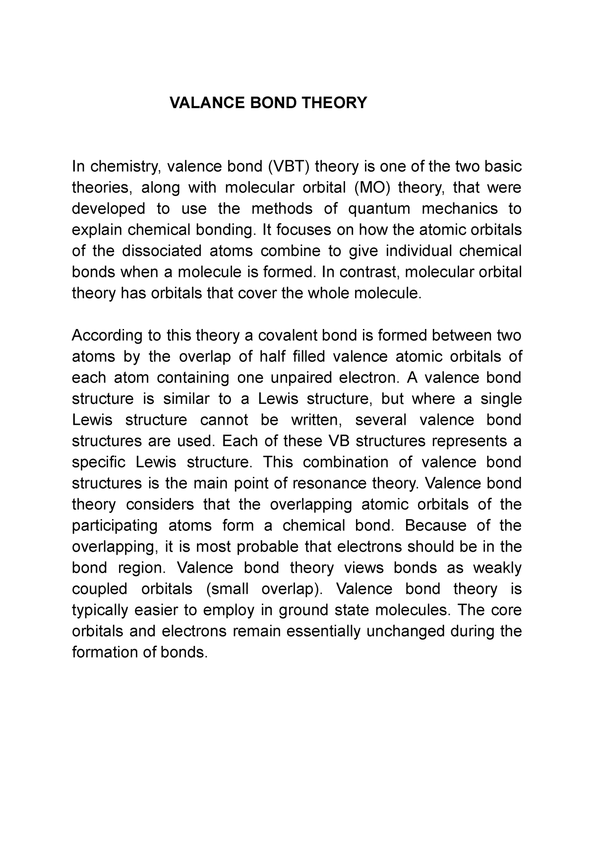 chemistry-5-valance-bond-theory-valance-bond-theory-in-chemistry