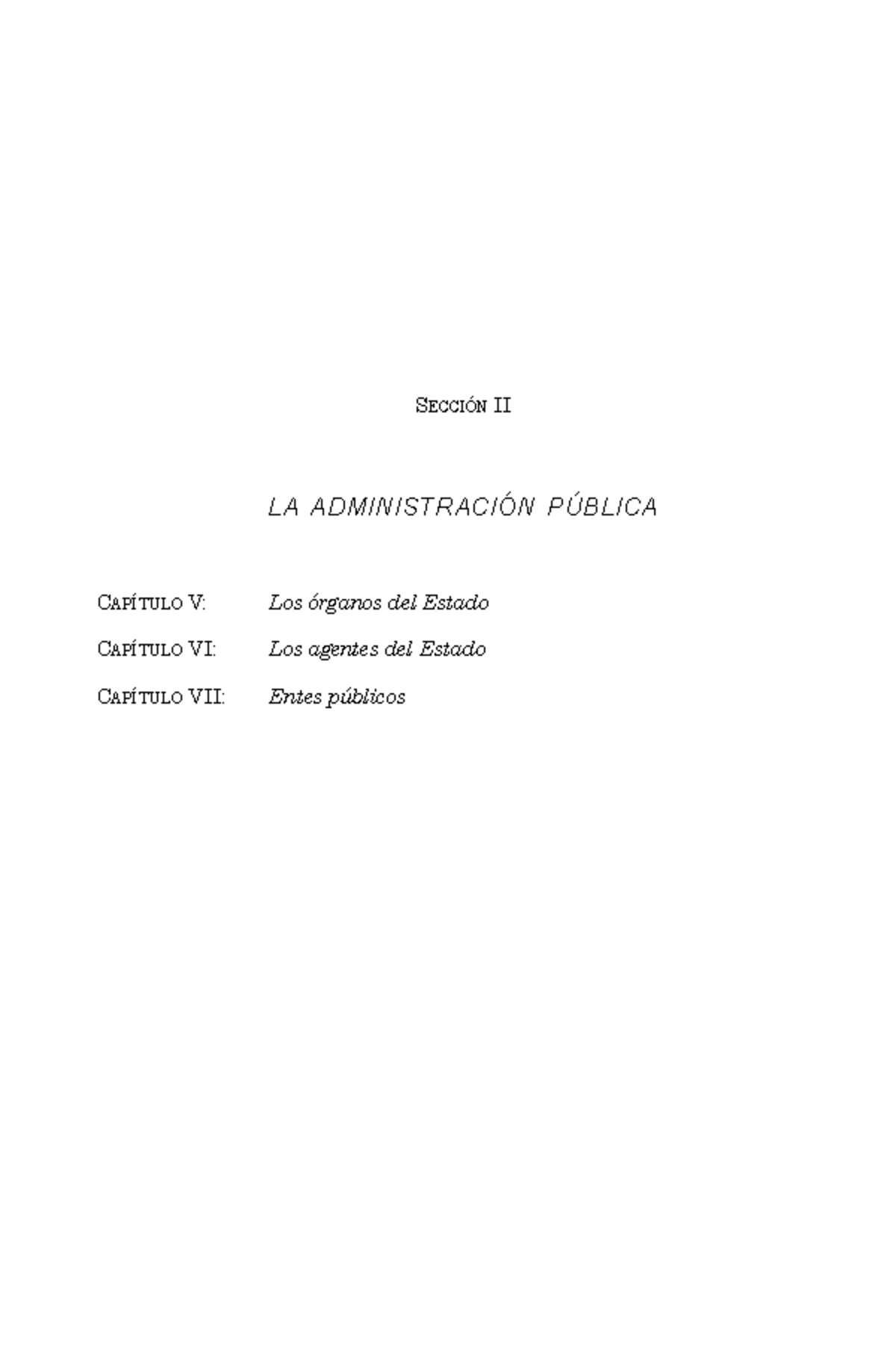 Competencia - Gordillo - Sección II La Administración Pública Capítulo ...