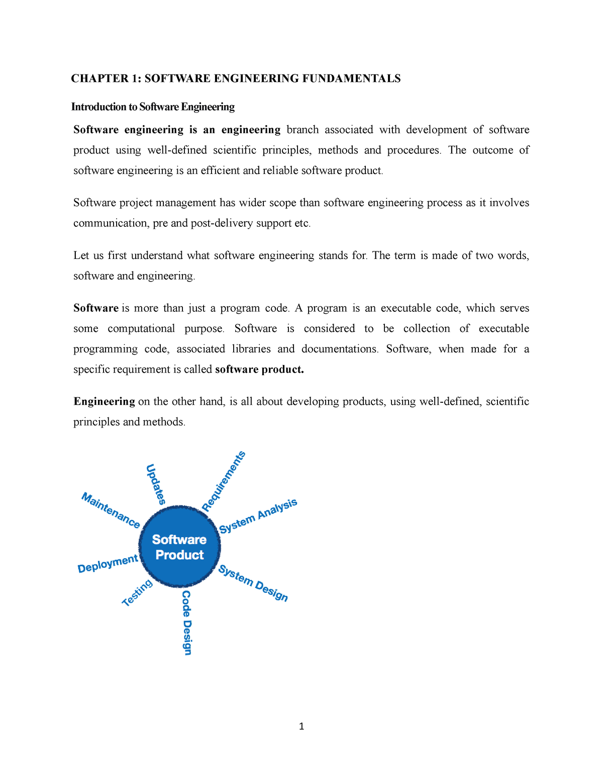 Chapter 1- Fundamentals Of Software Engineering - CHAPTER 1: SOFTWARE ...