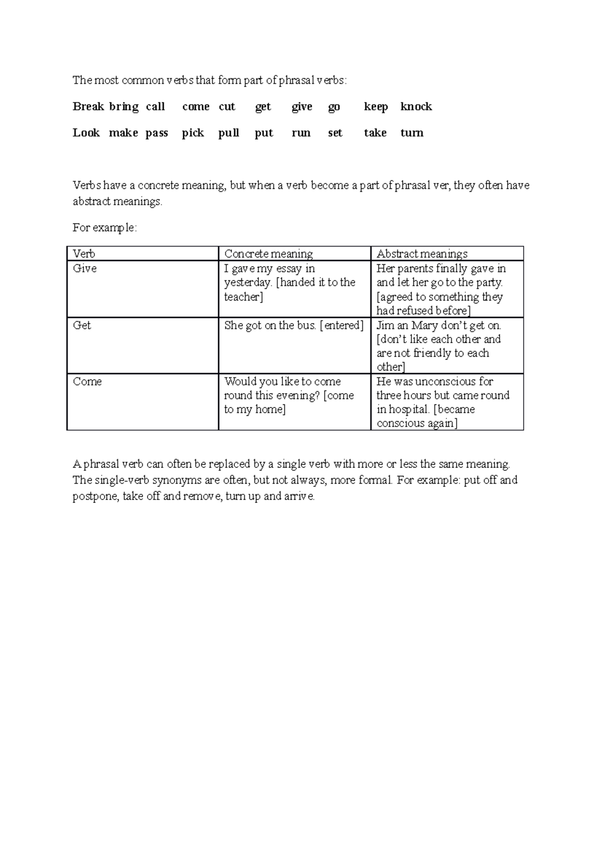 practice-material-about-grammar-7-part-2-the-most-common-verbs-that