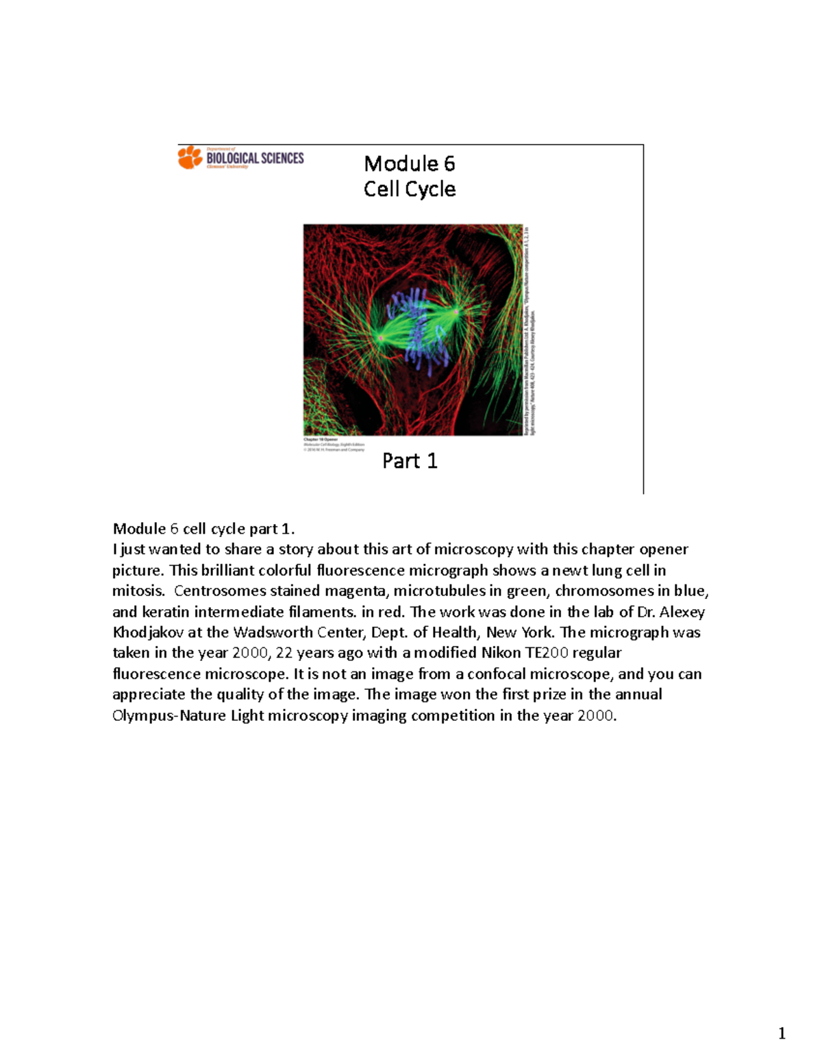 3 2+Cell+Biology+Unit+3+Module+6+PDF+with+transcript - Module 6 cell ...