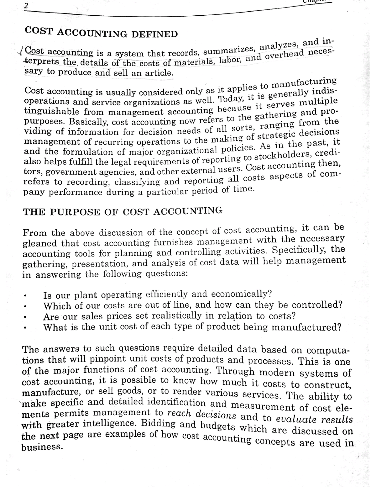 Cost Accounting - Guerrero - Cost Accounting And Control - Studocu