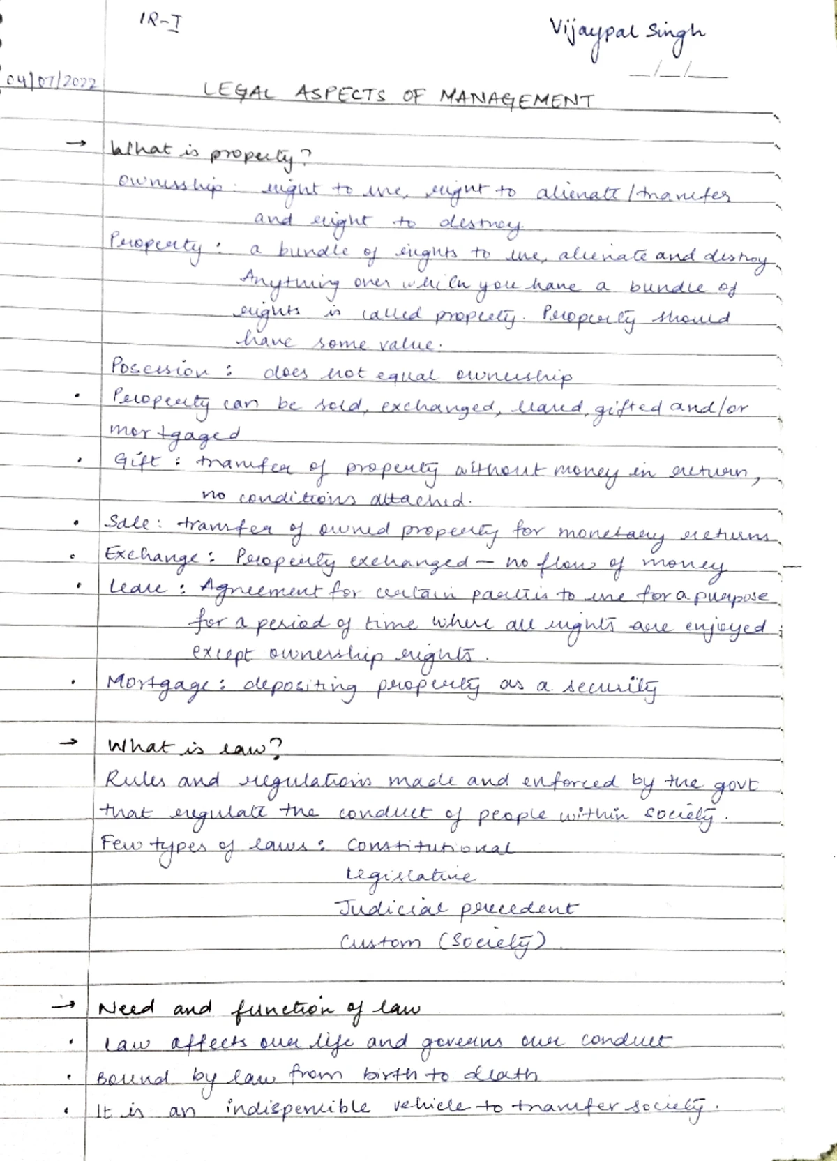 Unit-13 - Good - UNIT 13 CONTRACT MANAGEMENT Structure 13 Objectives 13 ...