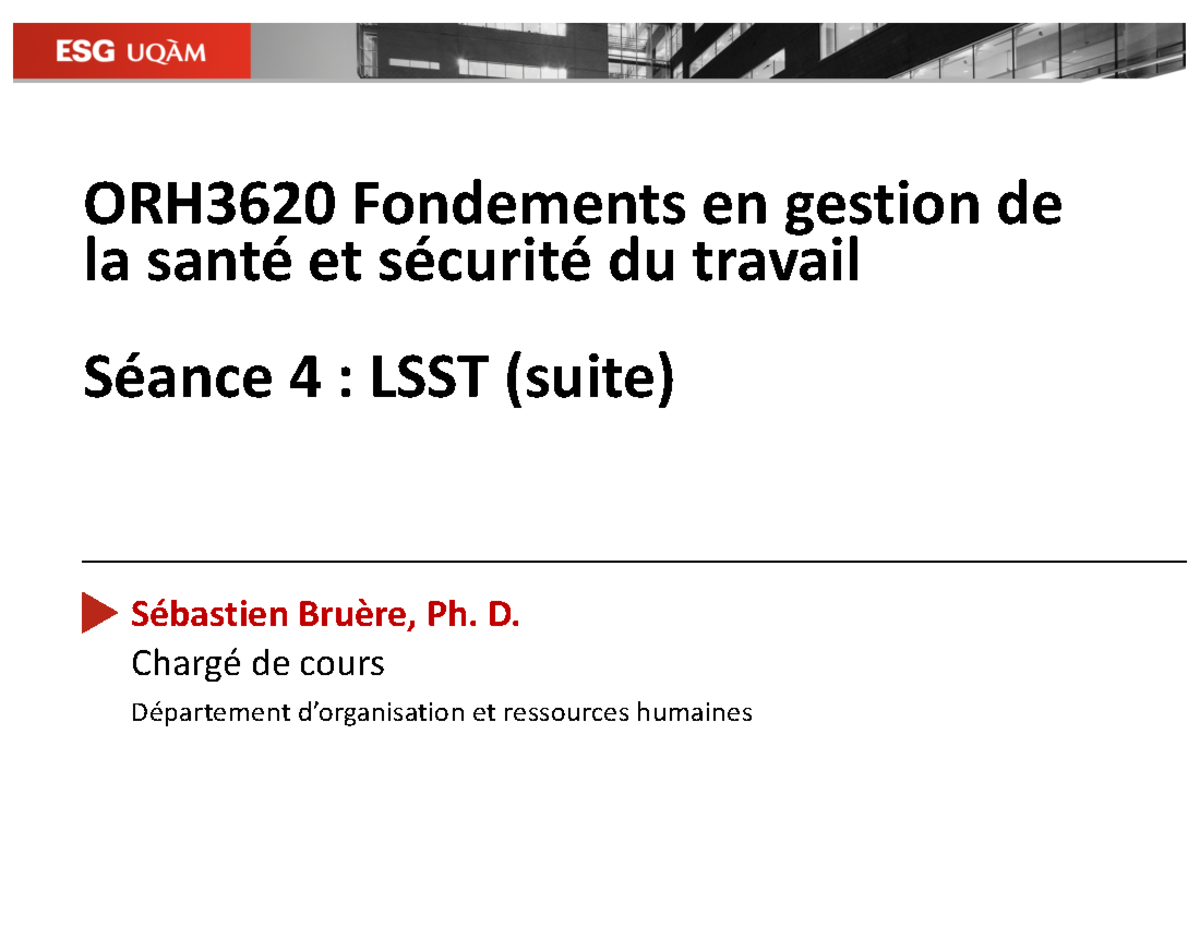 ORH3620-Cours 4 2021 - Notes De Cours 4 - ORH3620 Fondements En Gestion ...