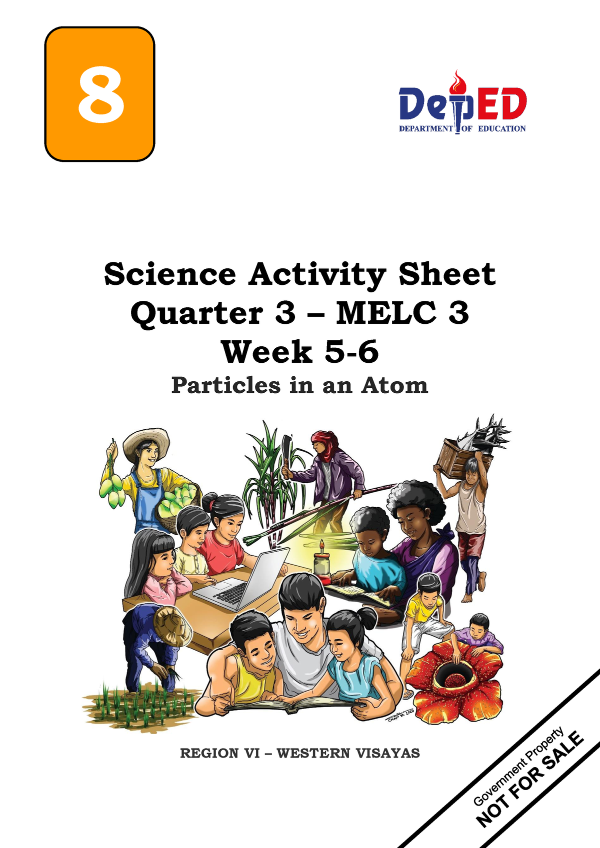 Las Science 8 Melc 3 Q3 Week 5 6 Science Activity Sheet Quarter 3 Melc 3 Week 5 Particles 0077