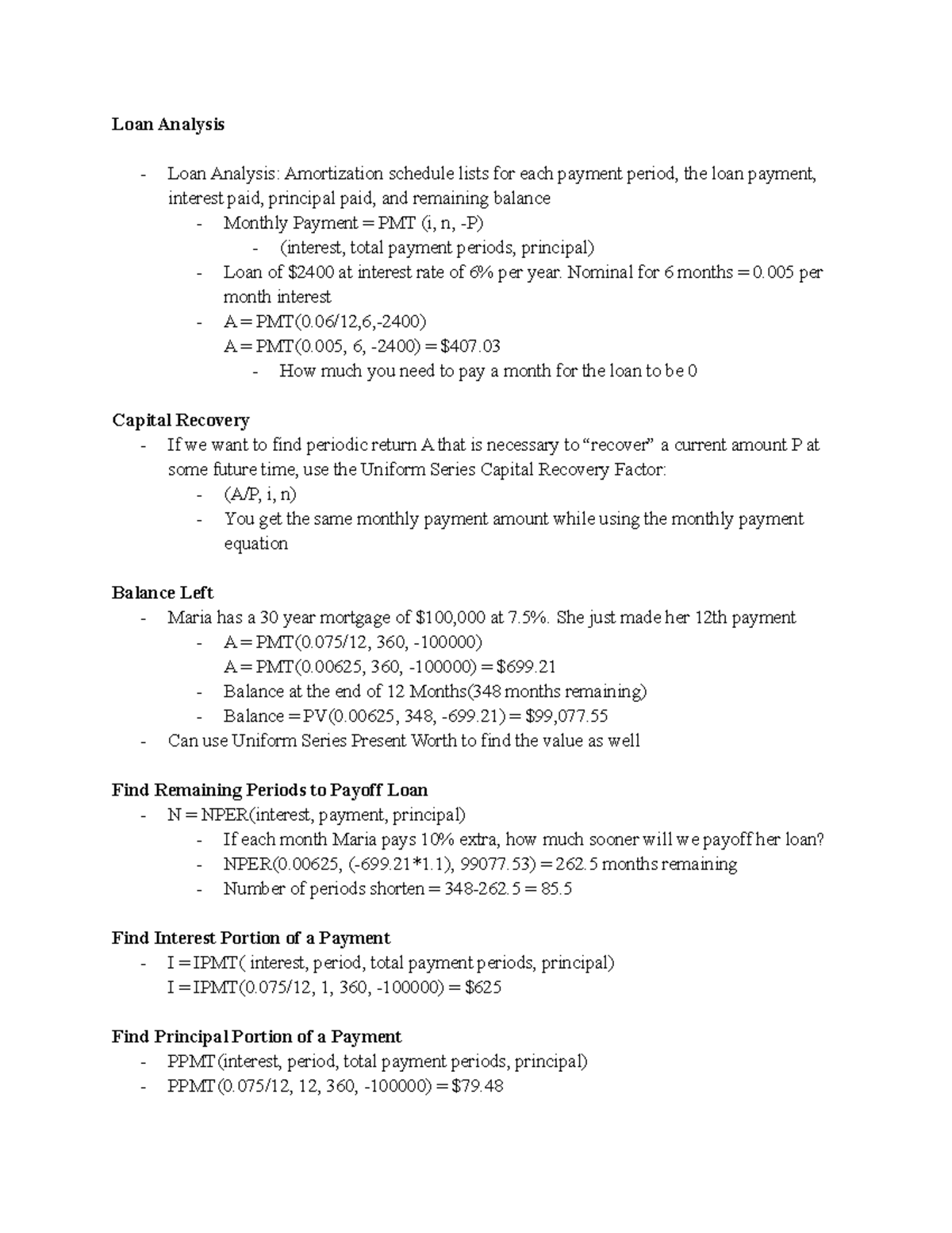 lecture-12-engineering-economics-loan-analysis-loan-analysis