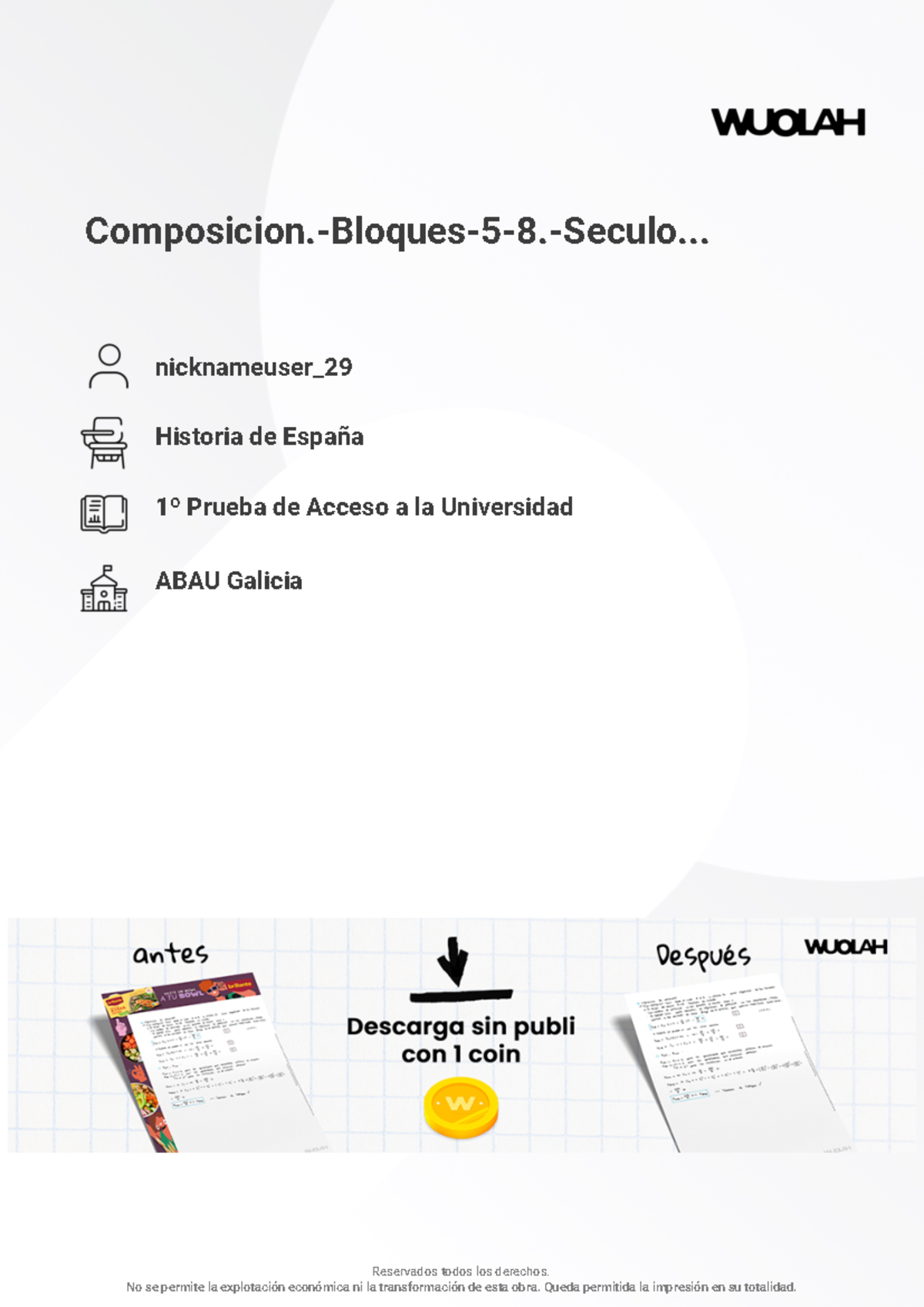 Composiciones 2 evaluación historia - Composicion.-Bloques-5-8.-Seculo ...