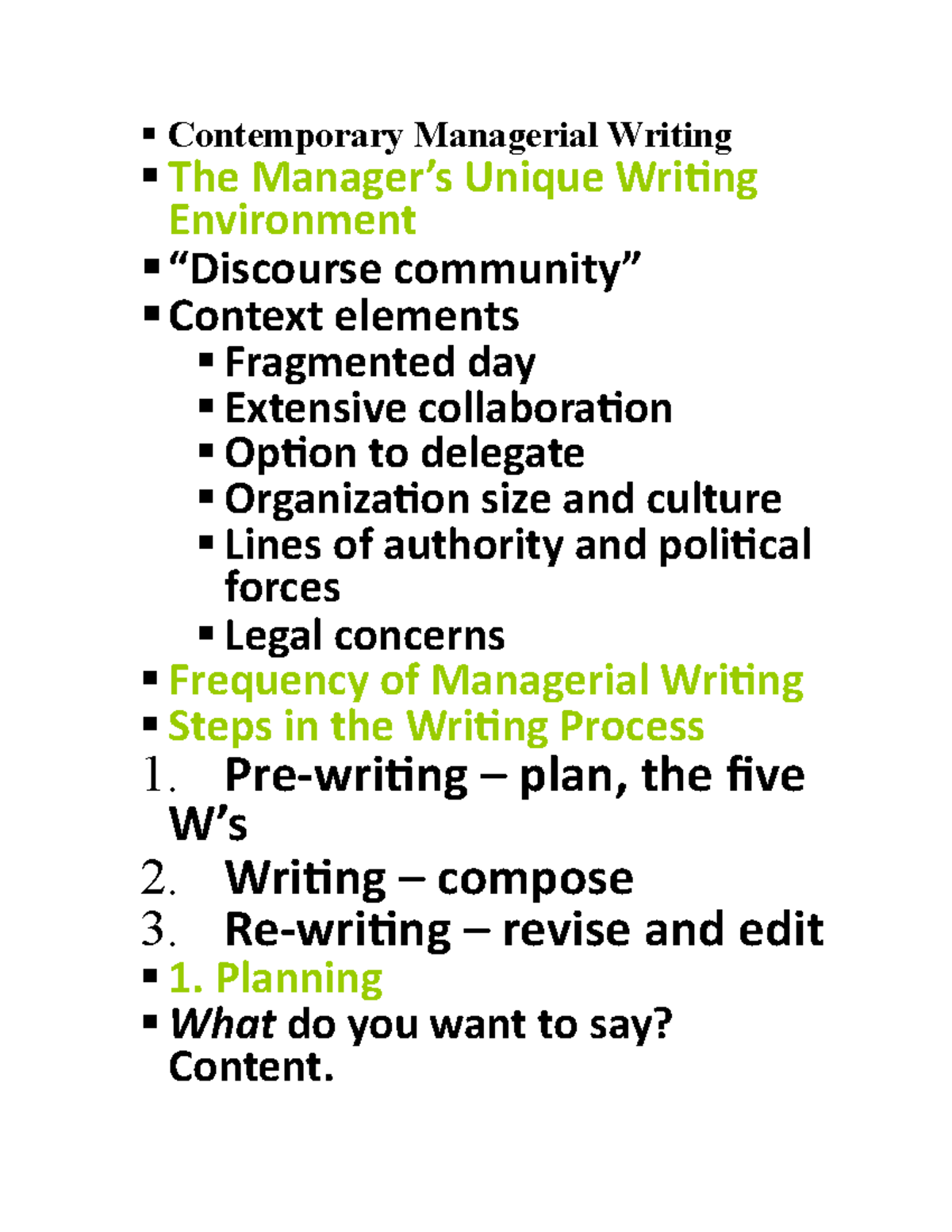 Chapter Four - Annie R. Embree, Esq. - Contemporary Managerial Writing ...