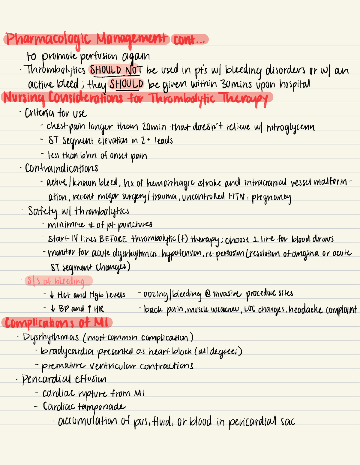 Impaired Perfusion Pt 3 - Pharmacologic Management cont.. . to promote ...