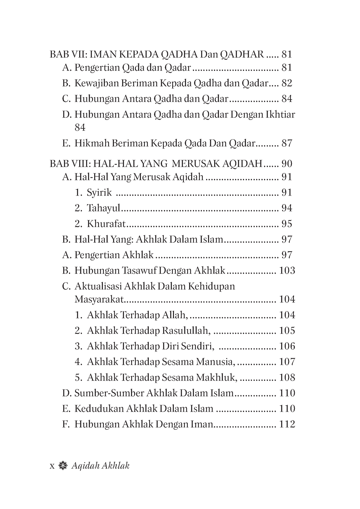 Aqidah-6 - DASAR DASAR FIQIH MADZHAB IMAM SYAFI'I - X Aqidah Akhlak ...