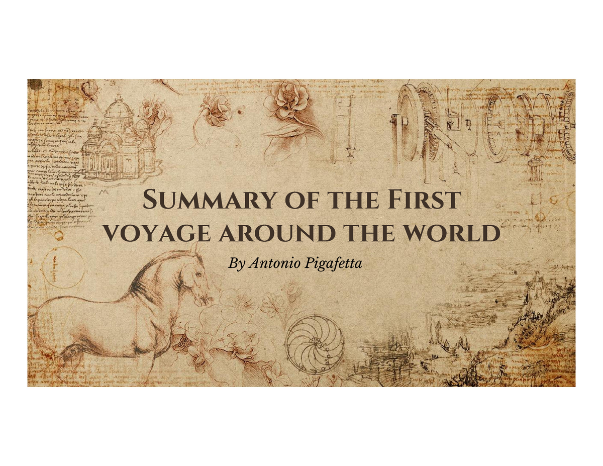 the first voyage around the world ppt