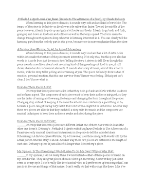 Music Appreciation Notes part 1 - Music Appreciation Part 1 Listening ...