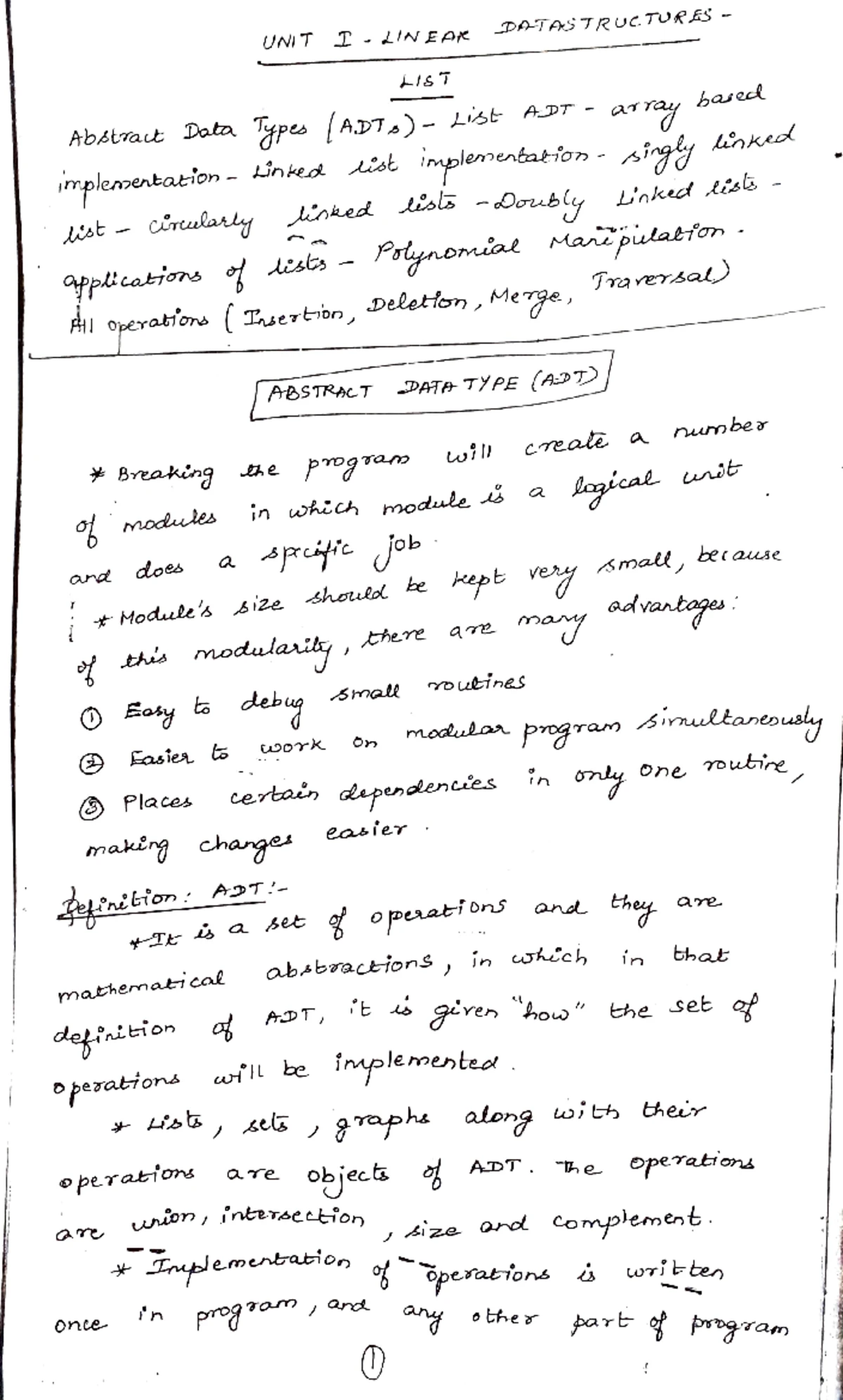 Unit 2.pmd-1-11 - QUEUE data structure - 2 THE STACK ADT 2.1 Stack ...