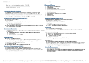 IR(ME)R (2017 ) - Summary of IR(ME)R 2017 Legislation - 03/03/2022, 19 ...
