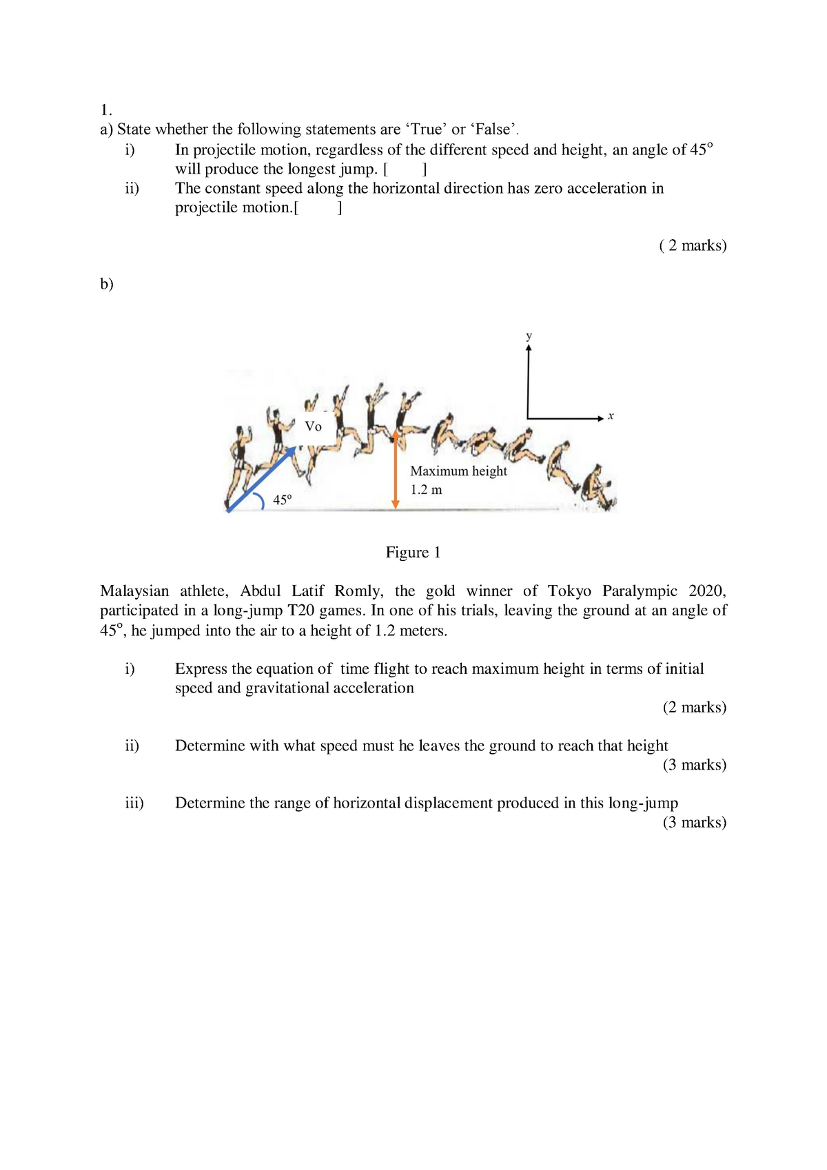 G1 Structure Set B Midterm 2020/2021 Physic - Foundation Study Of ...