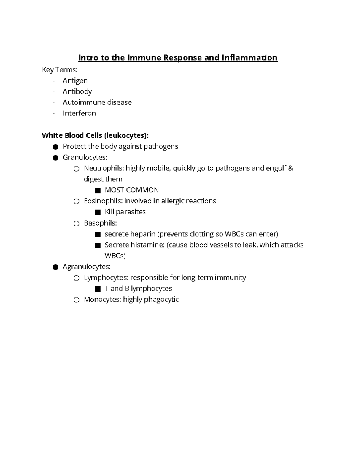 Pharm Immunity - Holly Mathis - Intro to the Immune Response and ...