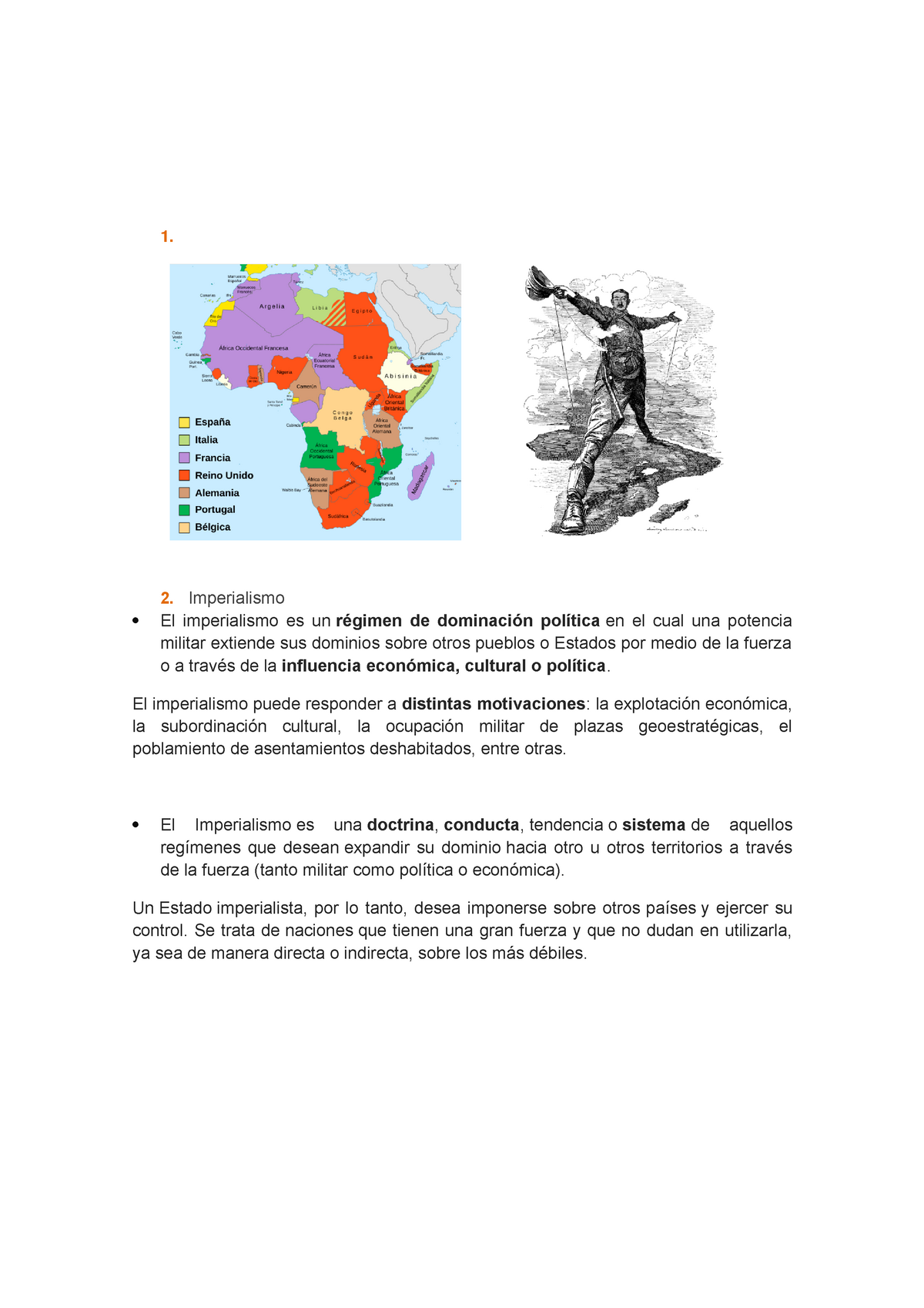 Historia To A O Imperialismo El Imperialismo Es Un R Gimen De Dominaci N Pol Tica En