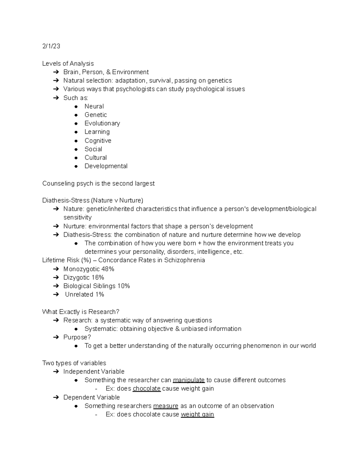 2-1-23-ps-101-notes-david-shim-2-1-levels-of-analysis-brain