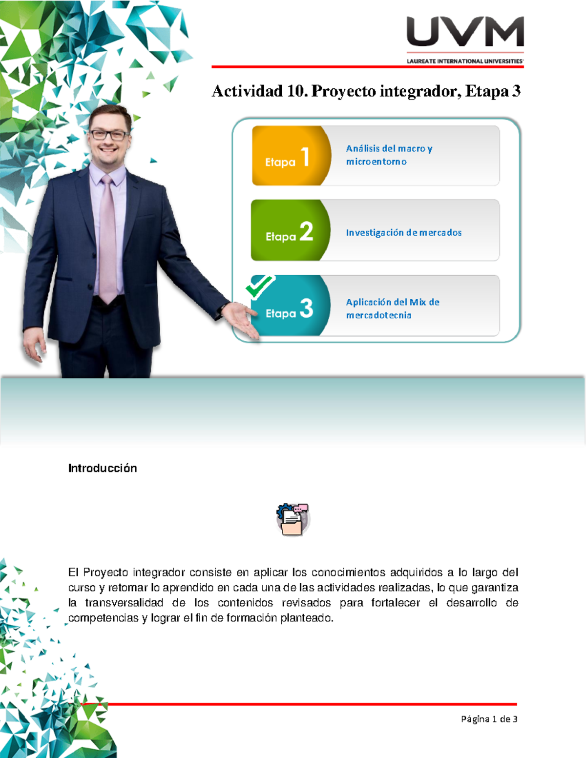 A10 Instrucciones Proyecto E 3 - P·gina 1 De 3 An·lisis Del Macro Y ...