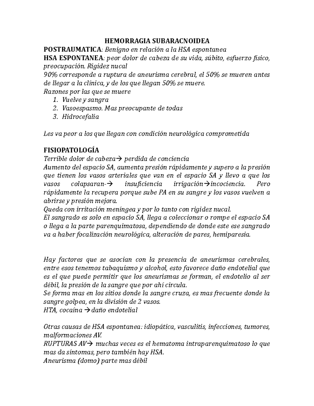 causas de hematoma intraparenquimatoso causas de hematoma intraparenquimatoso