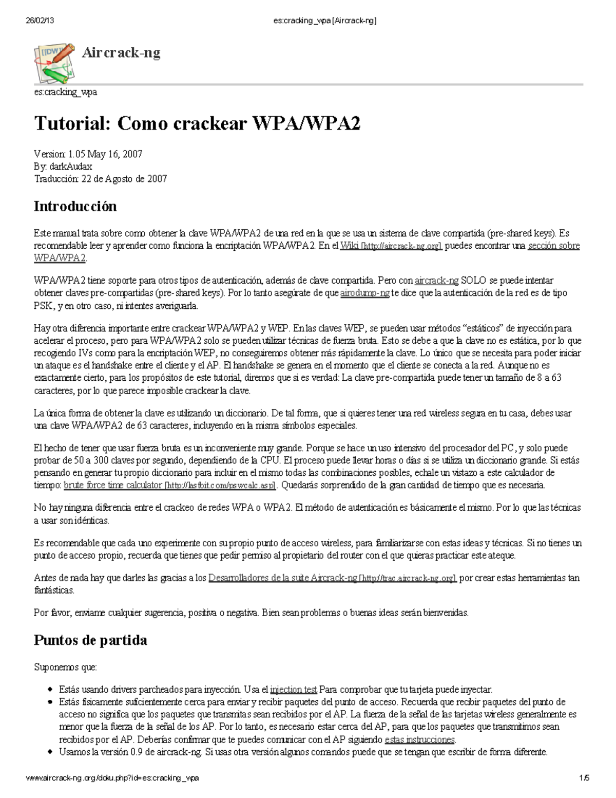 Es cracking wpa [Aircrack-ng] - Aircrack-ng es:cracking_wpa Tutorial ...