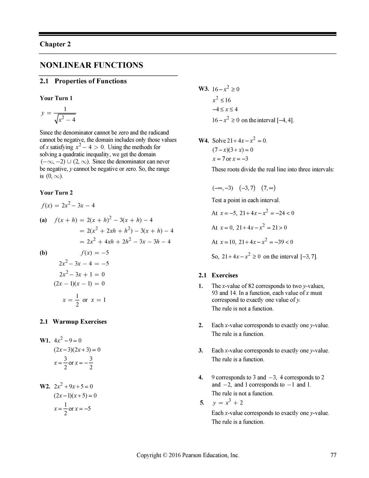 Chapter 2 Calculus With Applications Textbook Solutions Lial Greenwell Ritchey Studocu