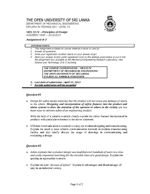 Assignment 2 -2012-2013 - Page 1 of 2 - Studocu