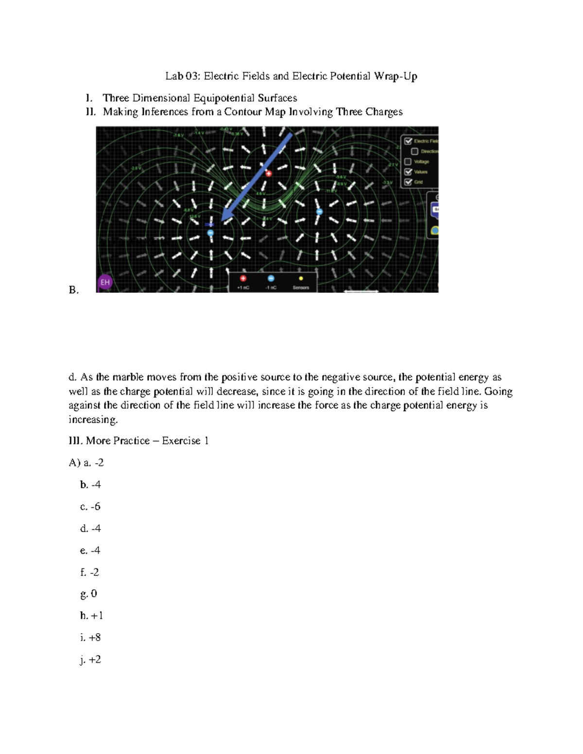 Lab 3 - Lab 3 Records - Lab 03: Electric Fields And Electric Potential ...