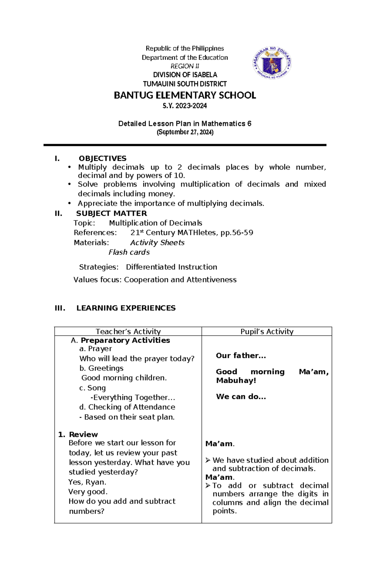 Detailed-Lesson-Plan-in-Mathematics-6-COT - Copy - Republic of the ...