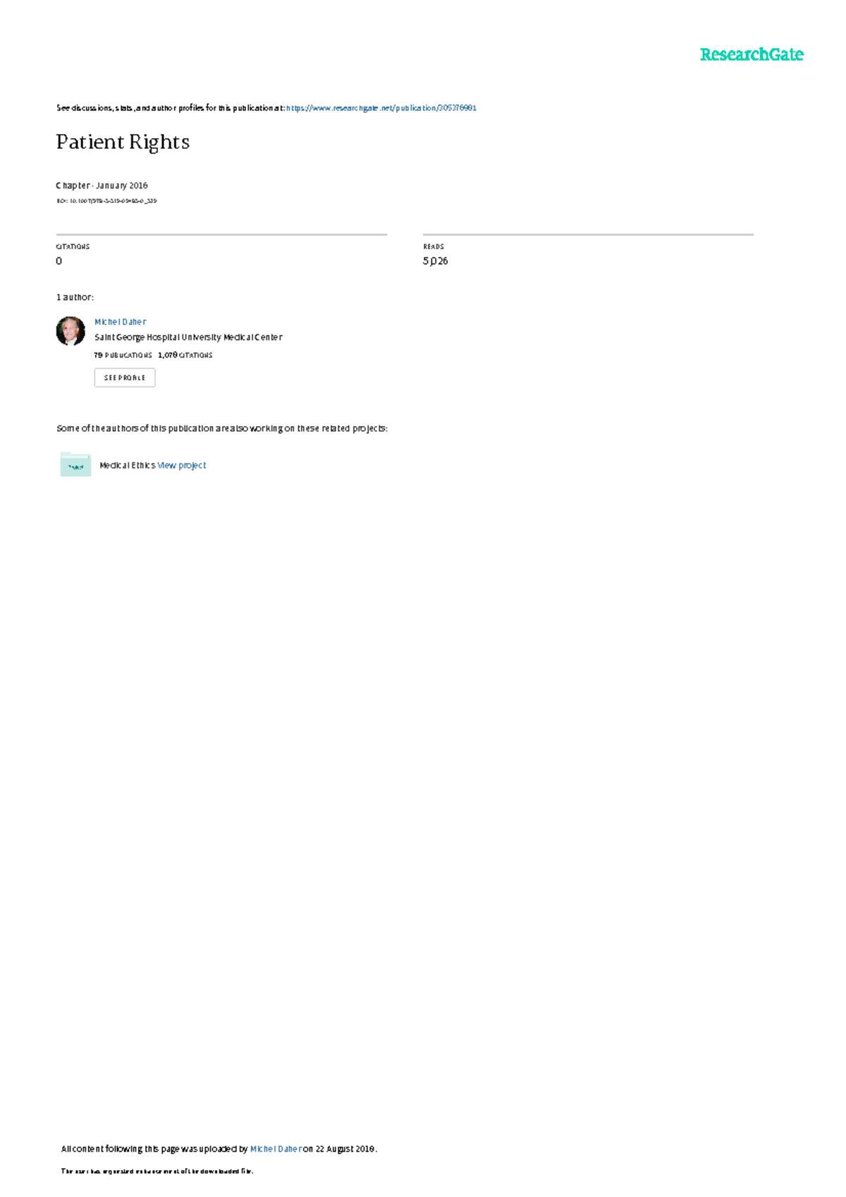106Patients Rights MD 15 - See discussions, stats, and author profiles ...