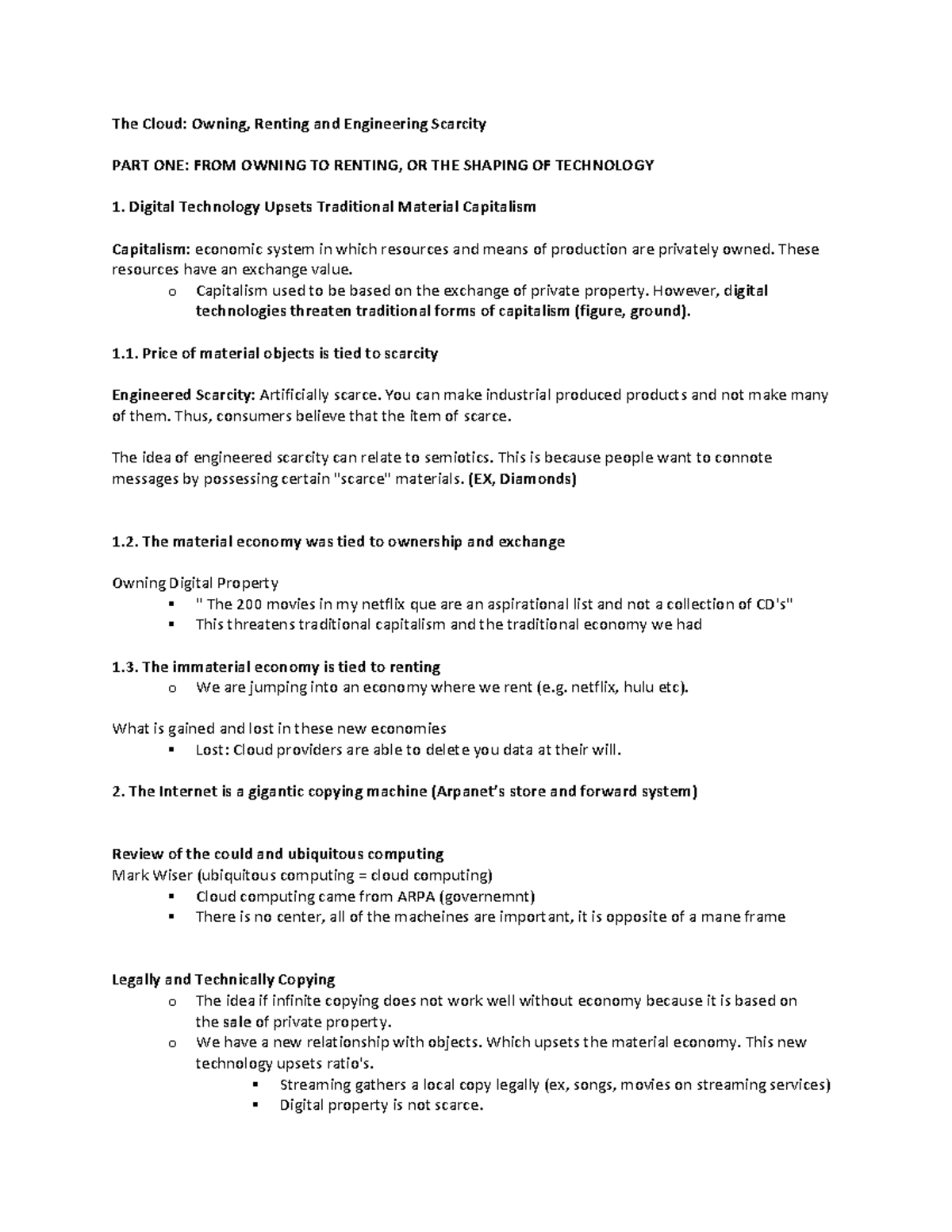 05-Feb+8+-+property+notes+ 1 - The Cloud: Owning, Renting and ...