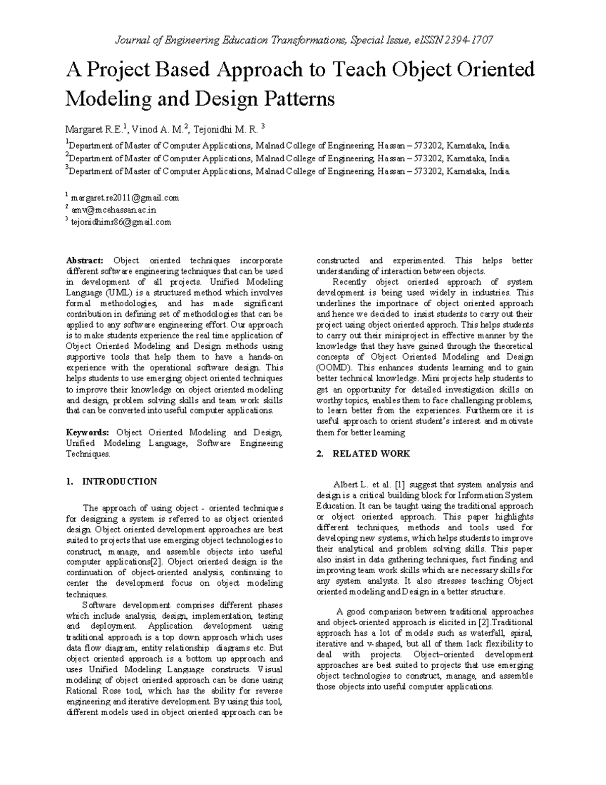 JEET1146 Project material Journal of Engineering Education