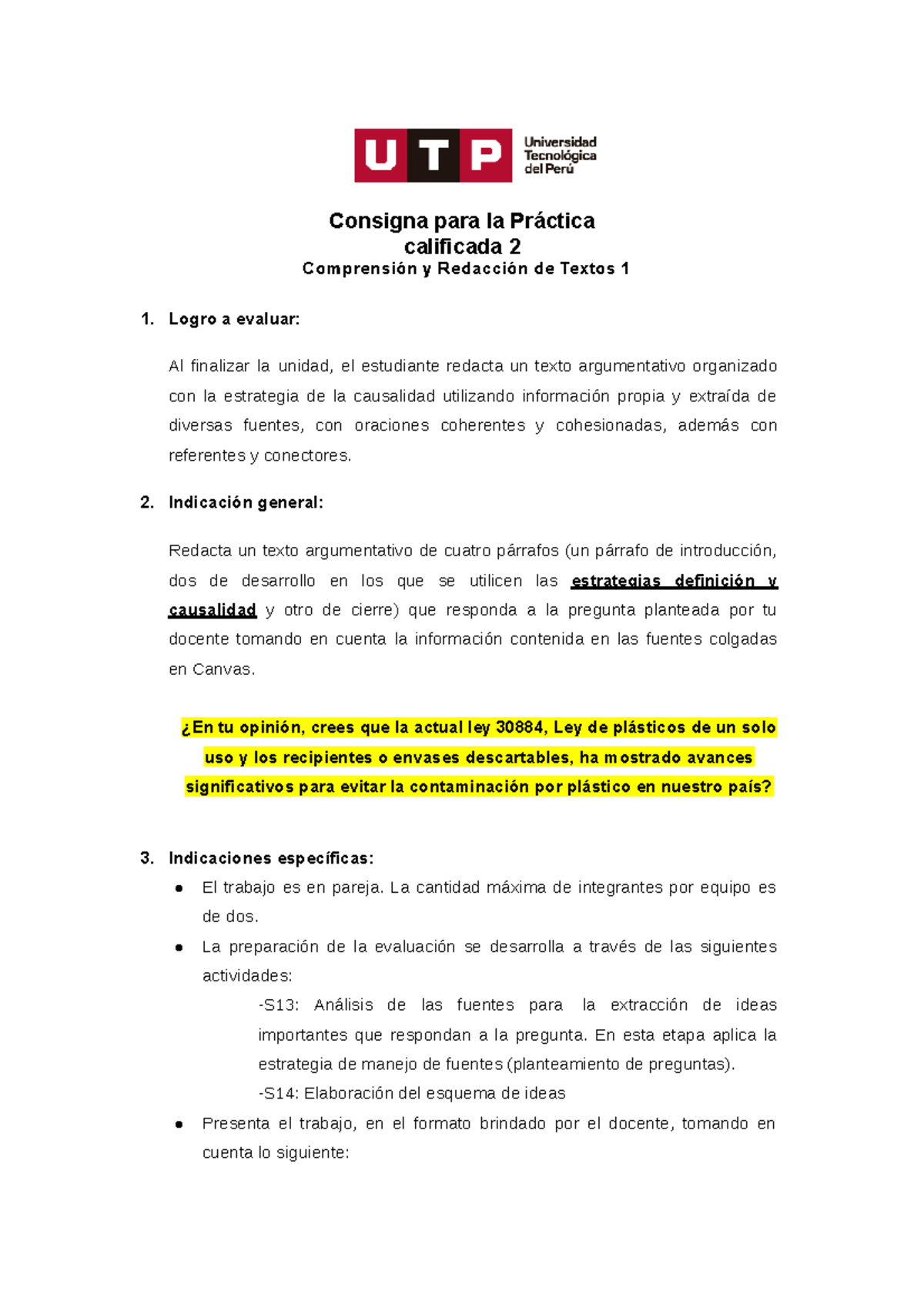 PC2Consigna-Final - Bihii - Consigna Para La Práctica Calificada 2 ...