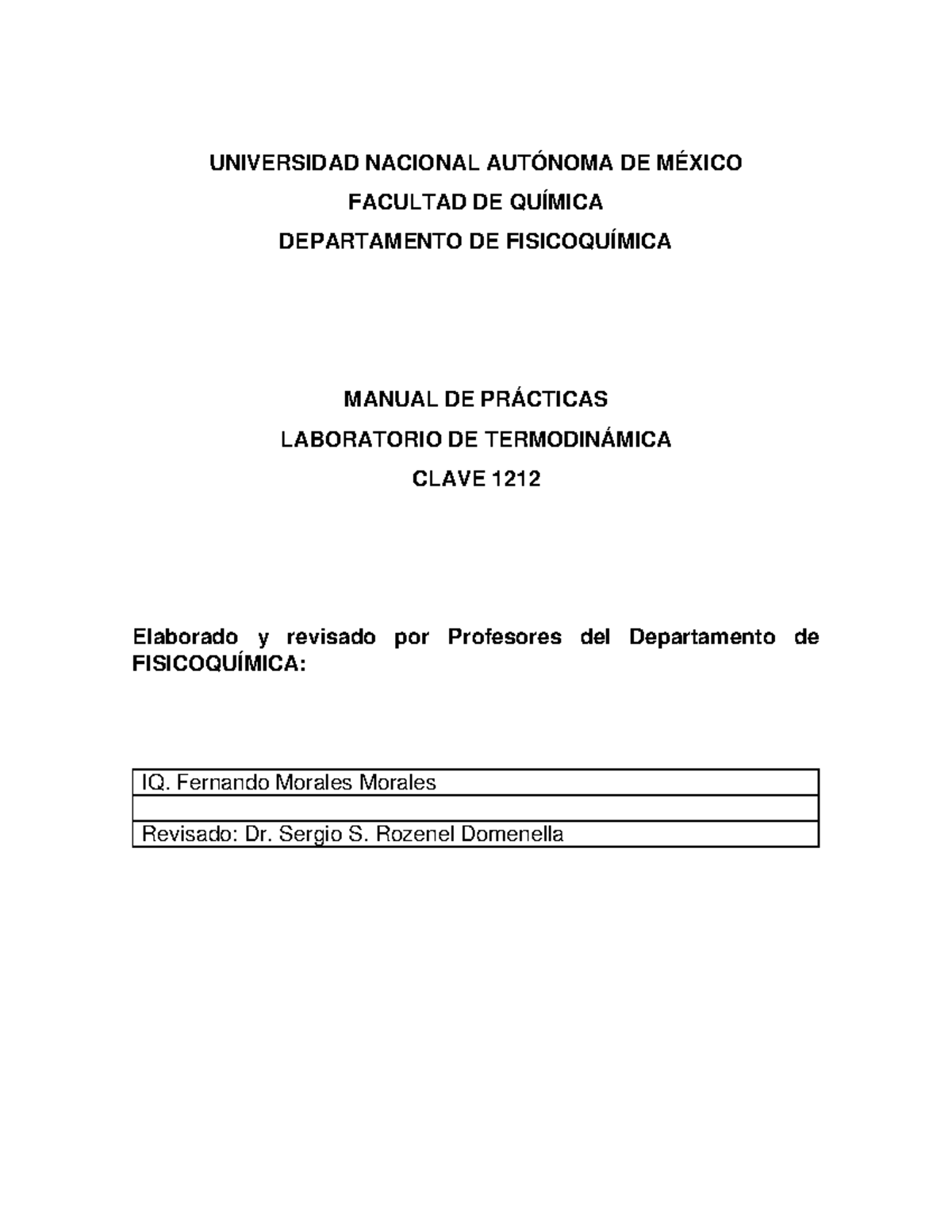 Practica 4 Determinacion de la constante R LT - UNIVERSIDAD NACIONAL ...