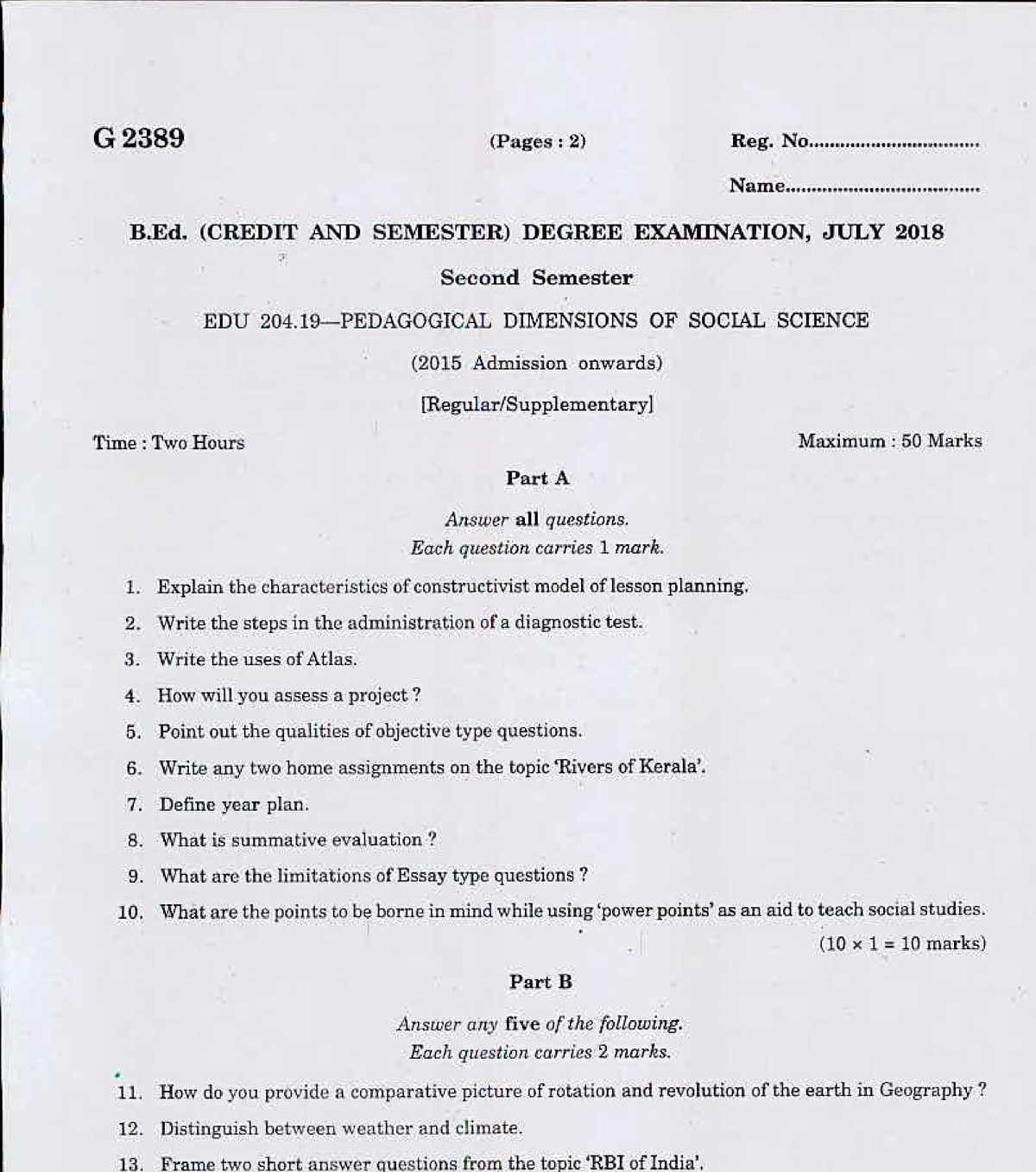 Edu-204 - IT CONSISTS OF NOTES FOR B.ED SOCIAL SCIENCE 2 SEMESTER ...