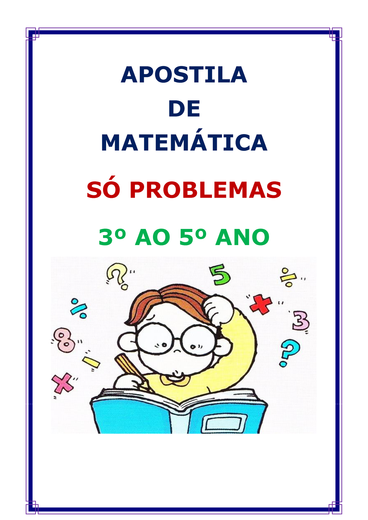 Apostila de matemática para o 3º ano (ATUALIZADA)