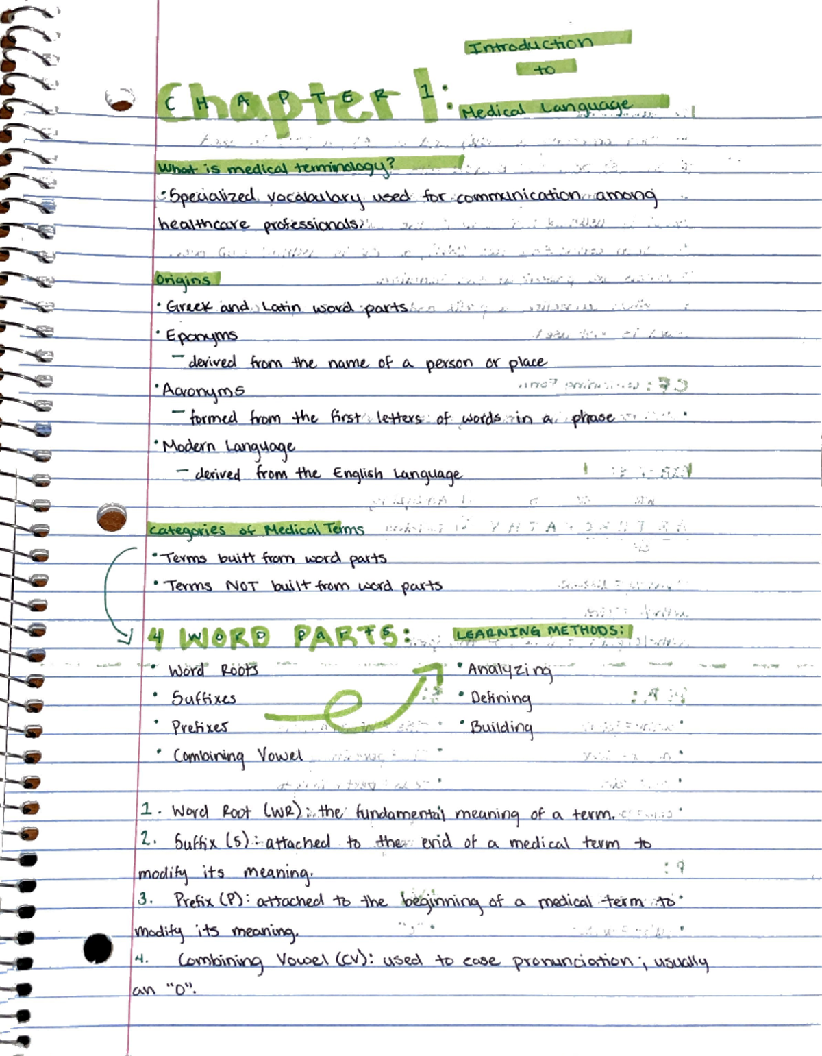 Chapter 1- Intro to Med Term - HSC 3531HB - Studocu