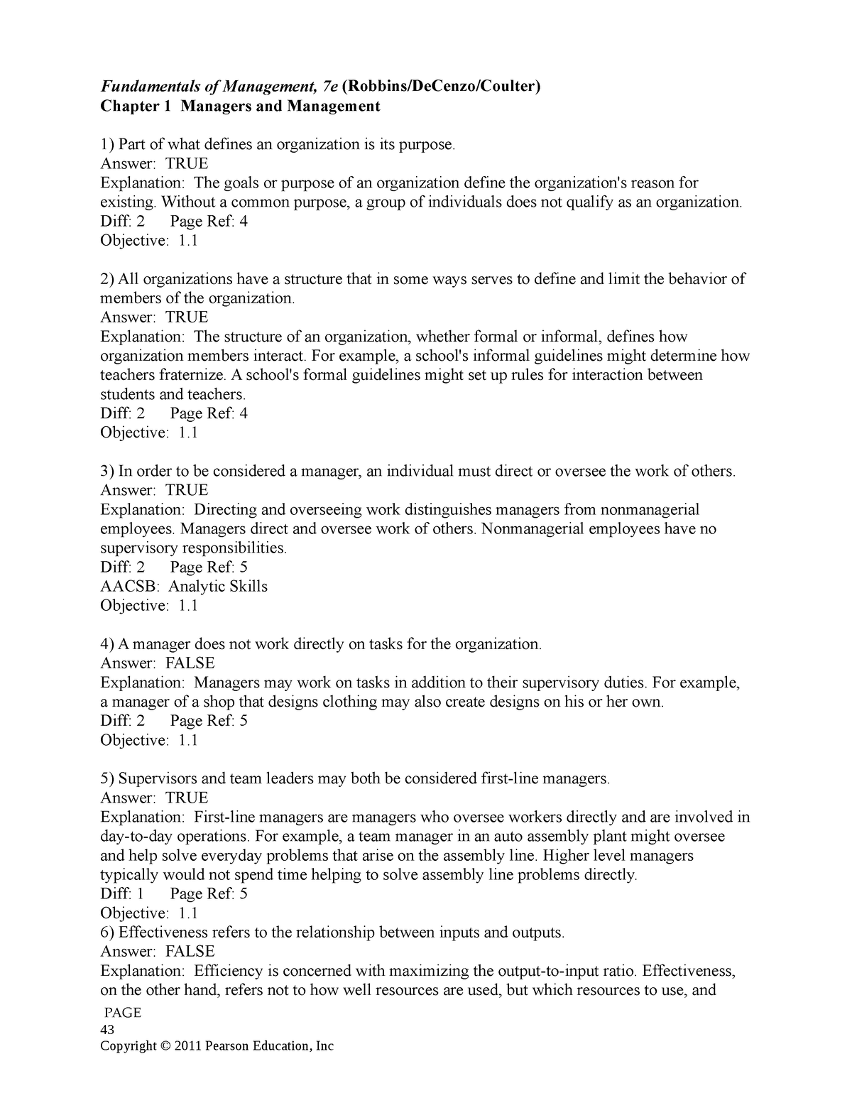 197637028 Fundamentals Of Management 8th Edition Chapter 1 Test Bank ...