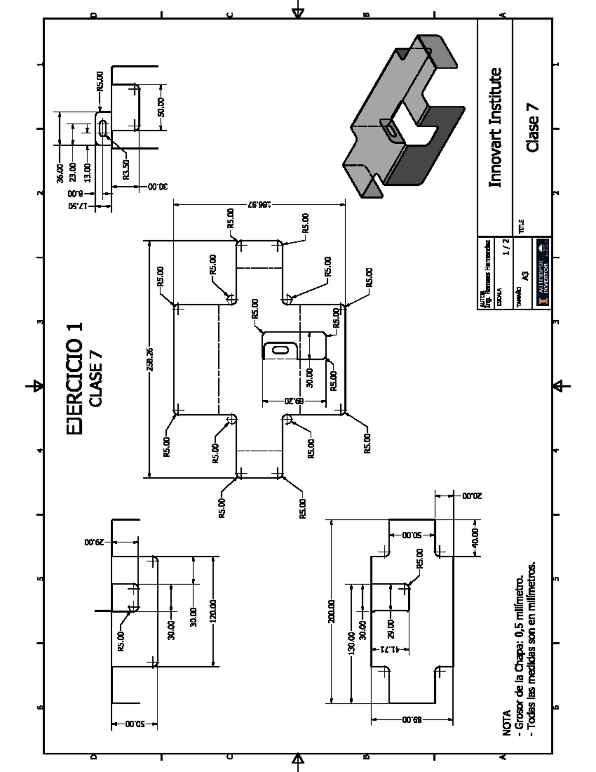 Parcial 2 2D- 3D - Ejercicio de modelado 2d y 3d - Modelado D - Studocu