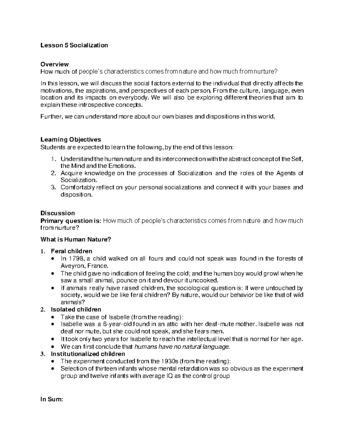 SHS 2120 UCSP IM Socialization - BS Entrepreneurial Management - TUP ...