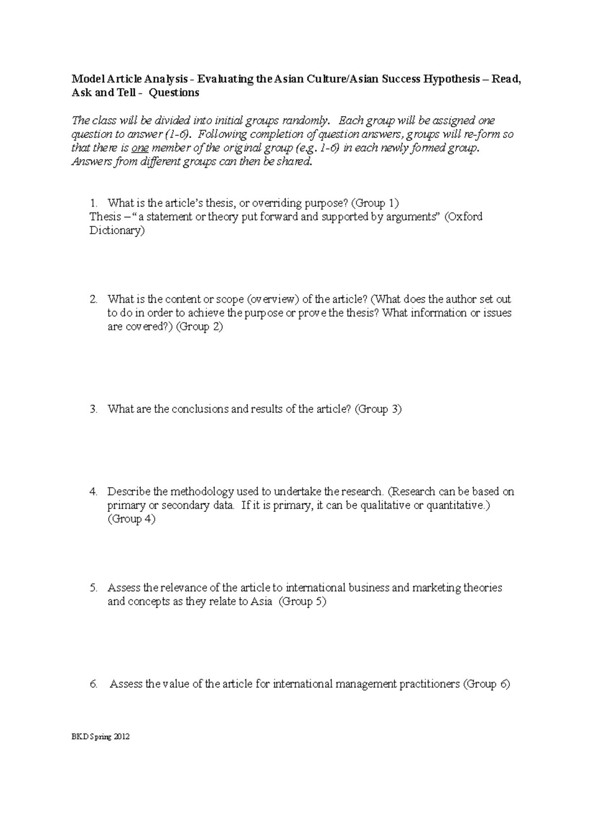 1. 2012 Read, Ask Tell Questions - Model Article Analysis - Evaluating ...
