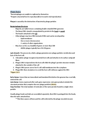 Biochemistry Lab Notes - Bacteriophages Part 2 - Record Keeping ...