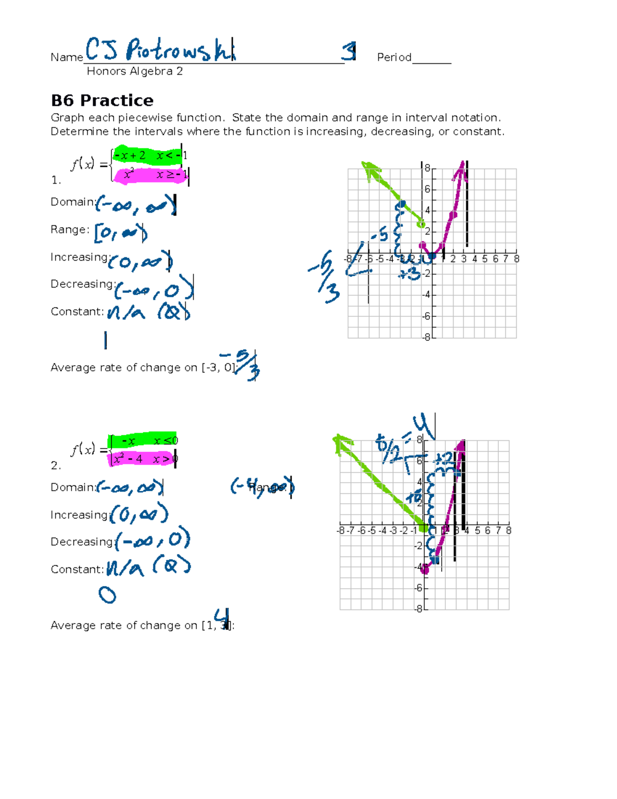 B6 Practice Worksheet - n/a - Name ...
