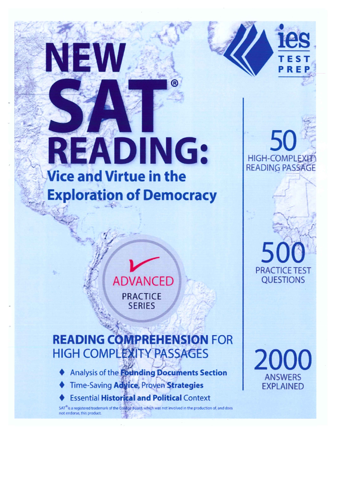 IES New SAT Reading Vice and Virtue of Democracy - English - Studocu